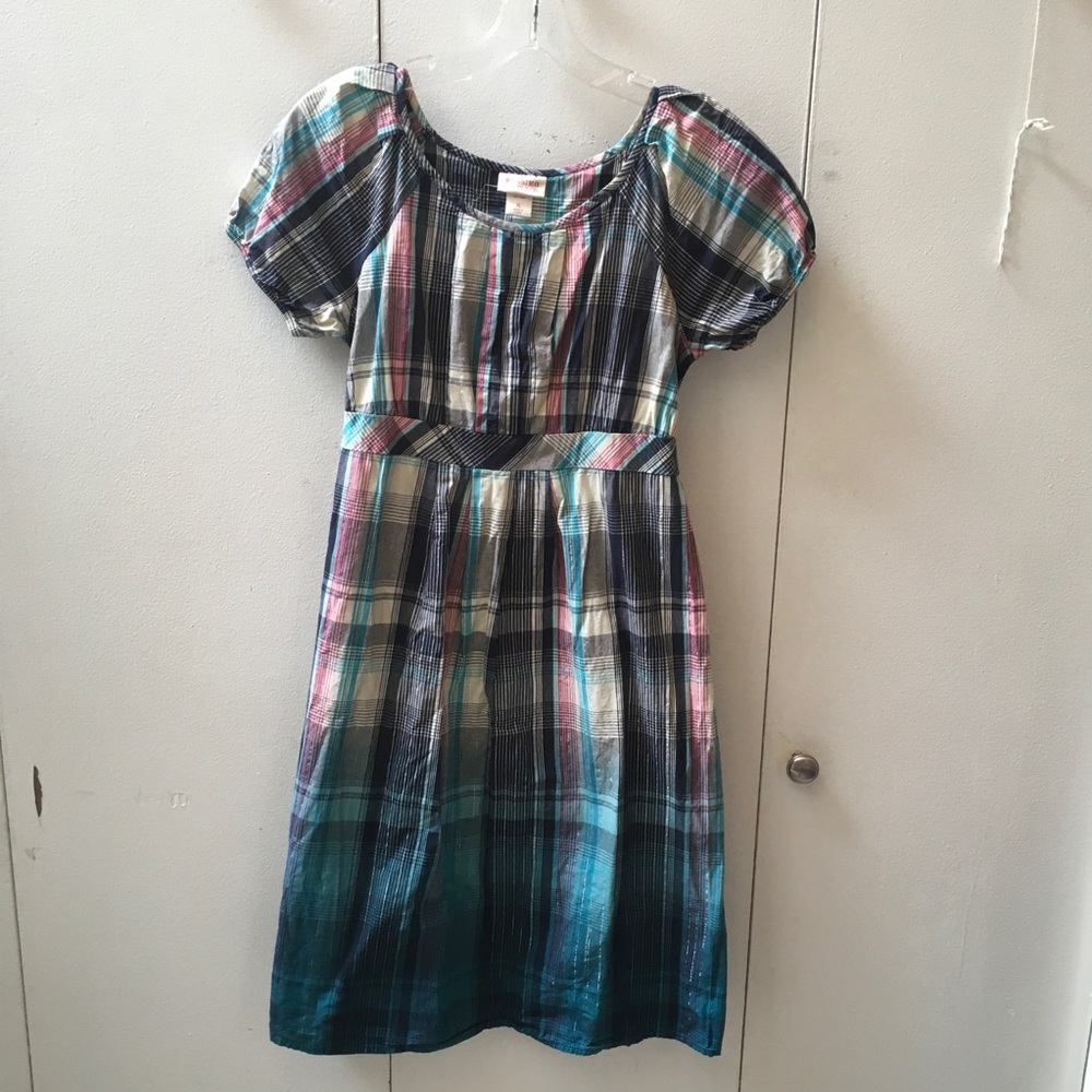 Girls’ Plaid Dress